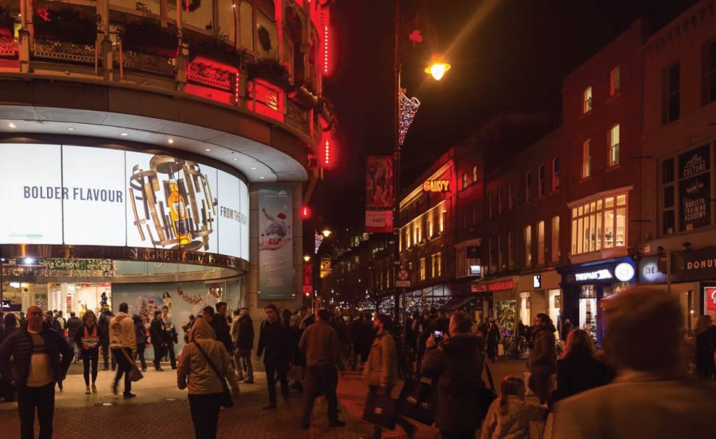 rear projection screen film exhibitions