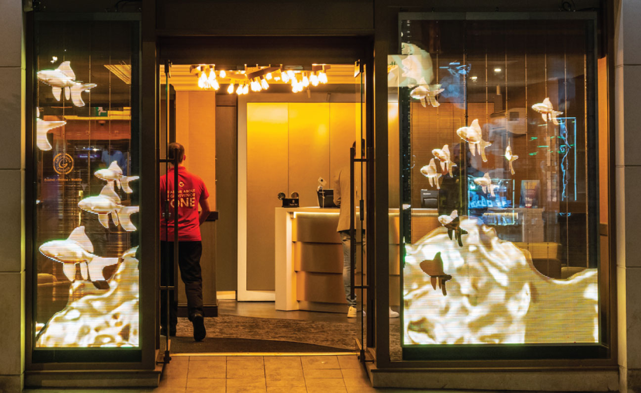 Grosvenor Transparent LED Displays