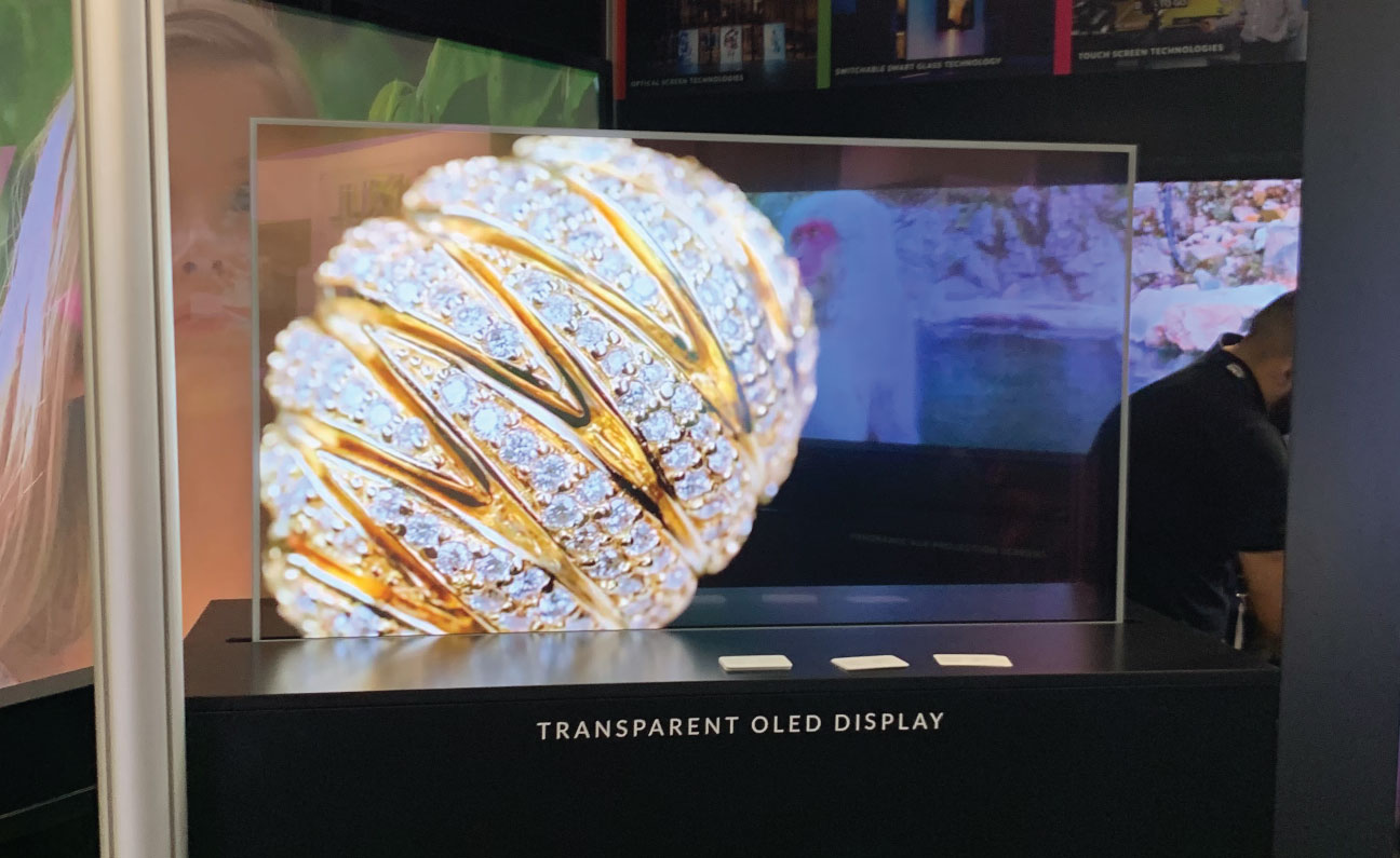 Transparent OLED Screen