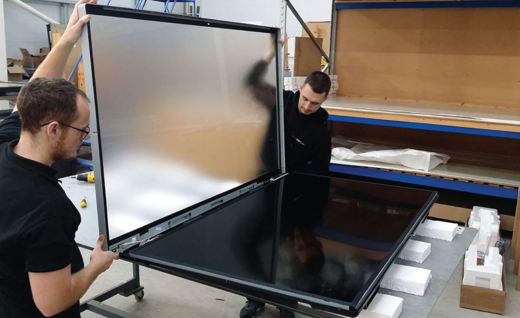 anti glare overlays tv studios