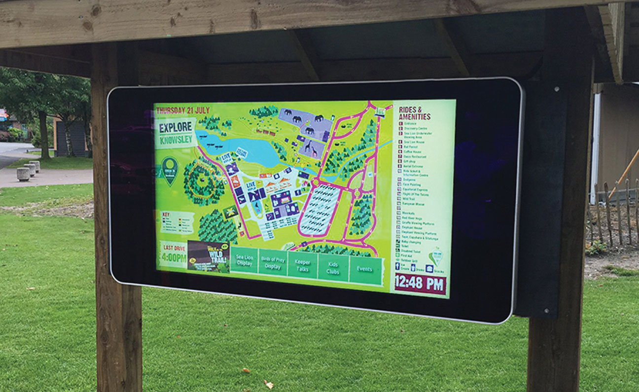 outdoor high brightness display zoo