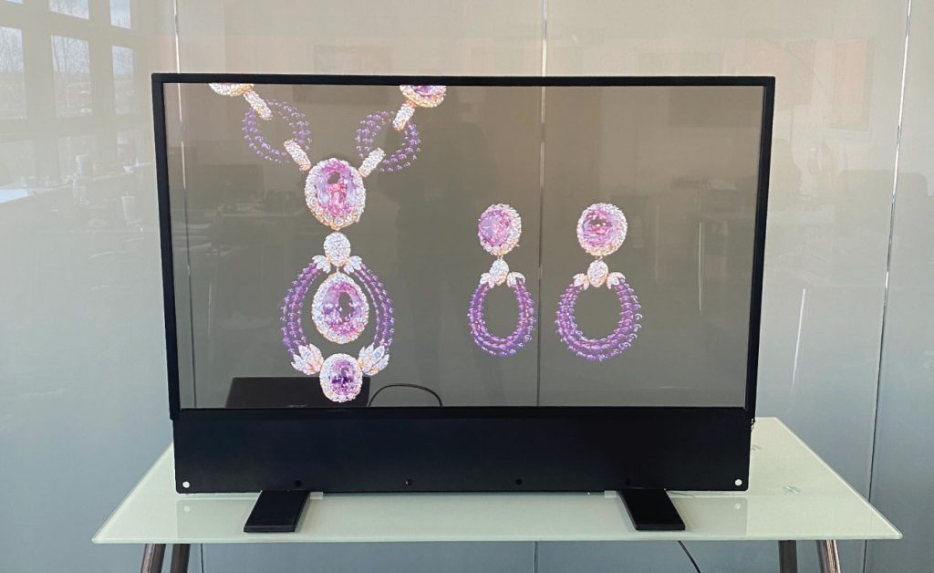 transparent screens live events