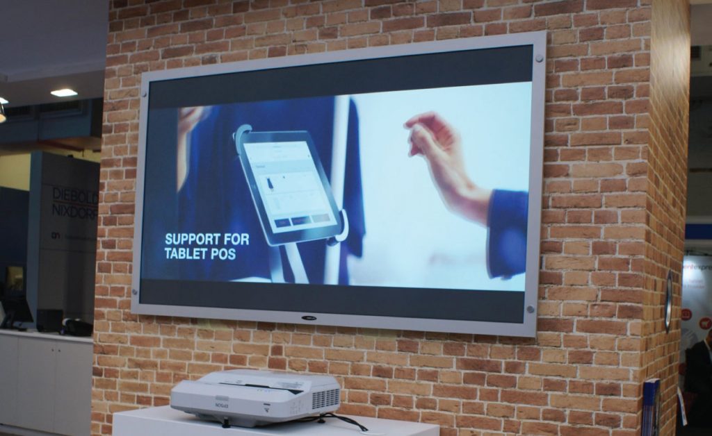 ultra short throw screen meeting rooms