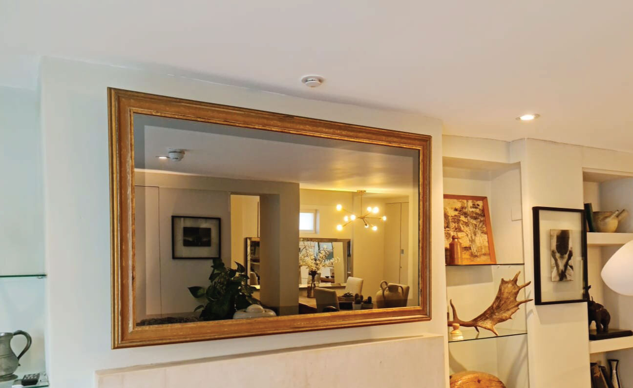 bespoke mirror tv kit diy home