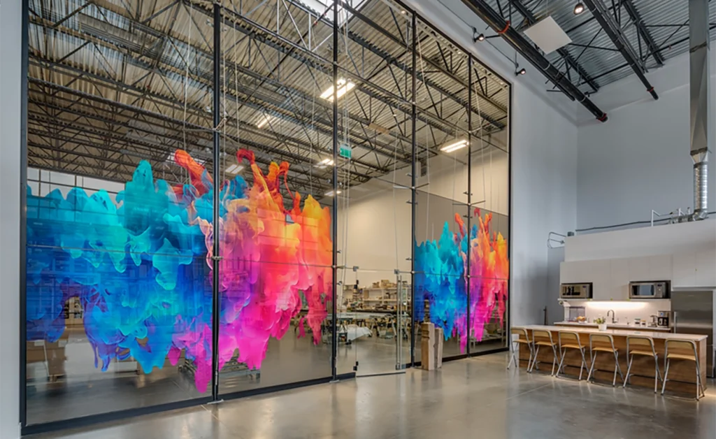 Transparent Holographic LED Screen