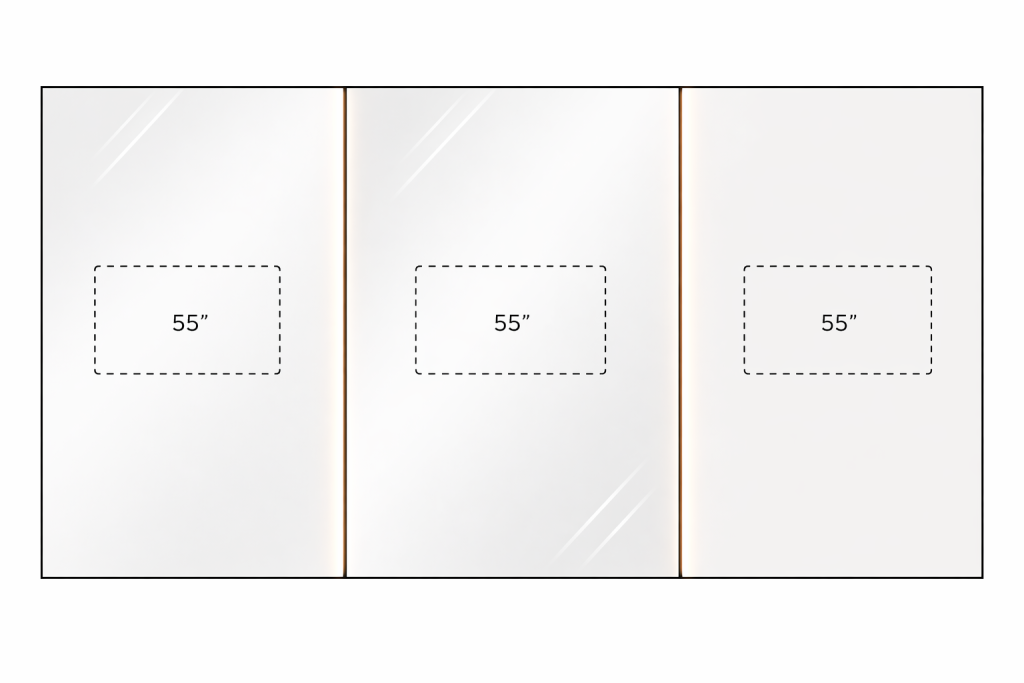 TV Wall Layout C