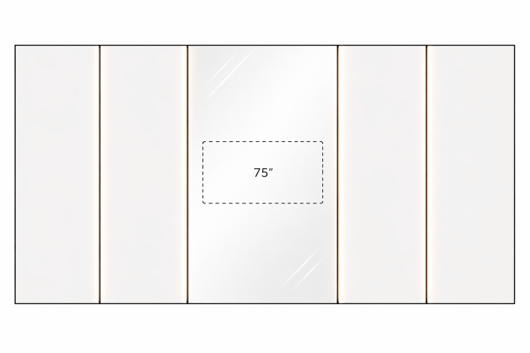 TV Wall Layout D